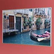 Leinen-Bildheizung "Venedig"